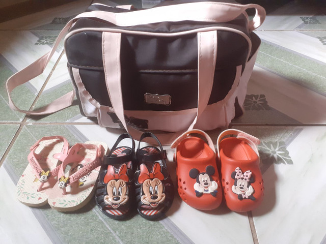 sapato infantil com bolsa