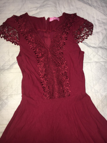 olx vestido vermelho