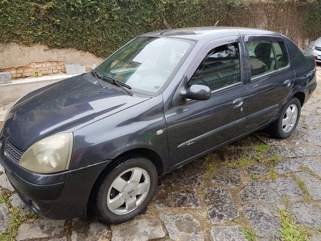 CLIO SEDAN PRIVILEGE 1.6 2004 COMPLETÍSSIMO COM GNV