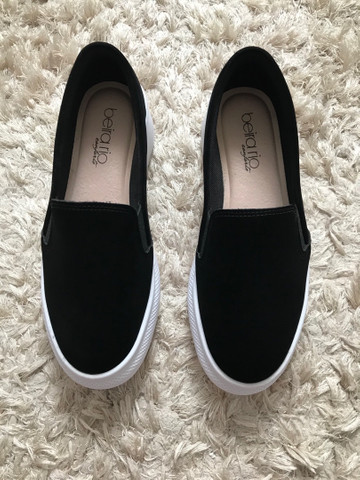 slip on beira rio flatform