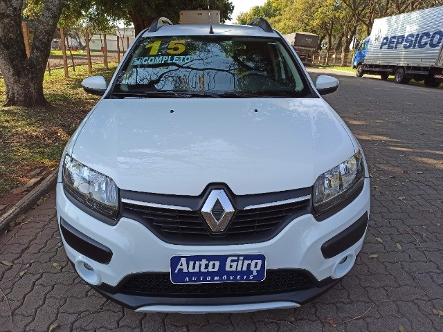 SANDERO STEPWAY 2015 1.6 8V COMPLETO DE TUDO + MULTIMIDIA.