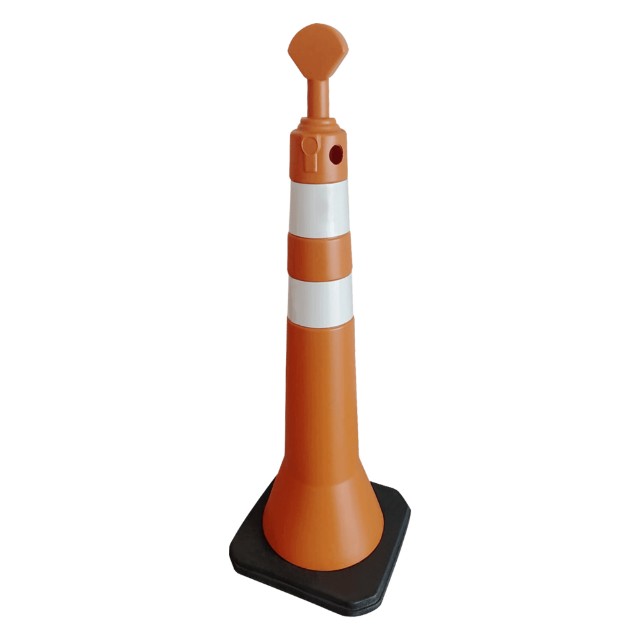 Balizador T Top Pirulito 1,14m Semiflexível Refletivo  - Foto 6