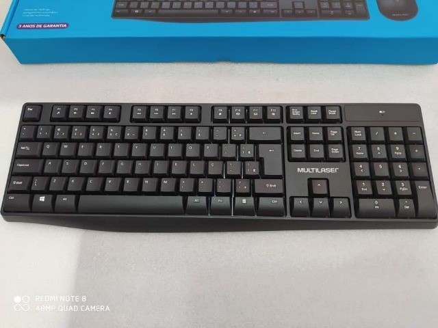 Teclado e mouse sem fio Multilaser (Atacado e varejo Jk Eletrônicos)  - Foto 2