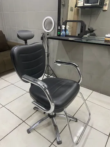 Cadeira de salão de cabeleireiro, resistente, Cadeira do salão de