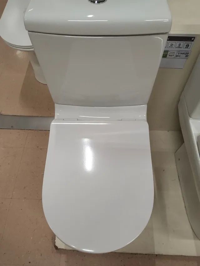 Kit vaso sanitário e assento slim celite  - Foto 4