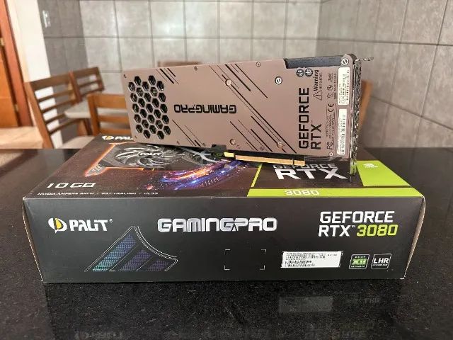 Placa De Vídeo Palit Geforce RTX 3080 GamingPro 12GB  - Foto 4