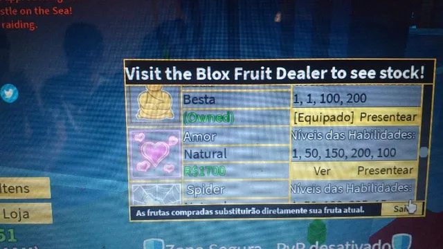 COMPREI DUAS CONTAS DE BLOX FRUITS POR 100 REAIS E 