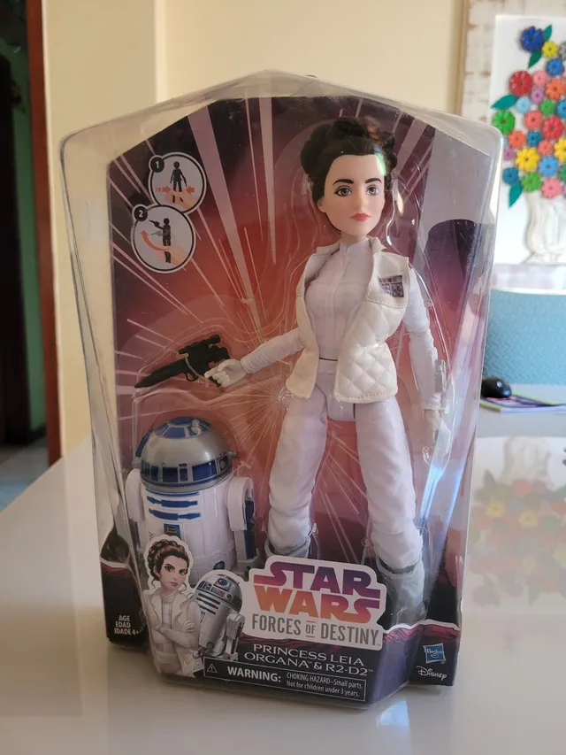 Miniatura - Princesa Leia - Coleção xadrez Star Wars 