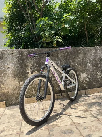 BICICLETA ARO 26 GIOS 4TRIX - AZUL BEBÊ E AZUL C/ AMORTECEDOR - Portal  Wheeling