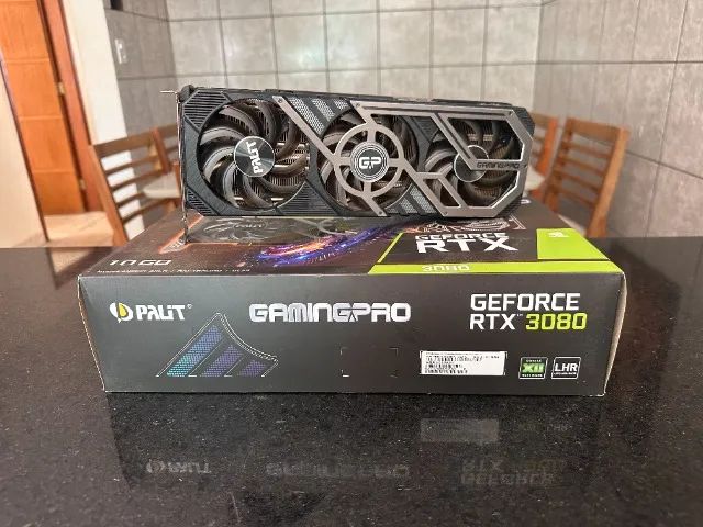 Placa De Vídeo Palit Geforce RTX 3080 GamingPro 12GB 