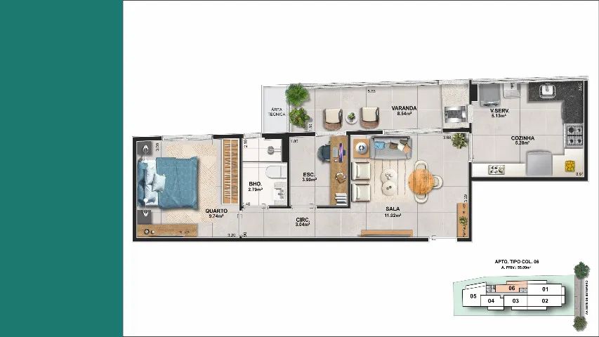 Condomínio Seven Avenue Icaraí - Apartamentos 1, 2 e 3 quartos com excelente localização! - Foto 5