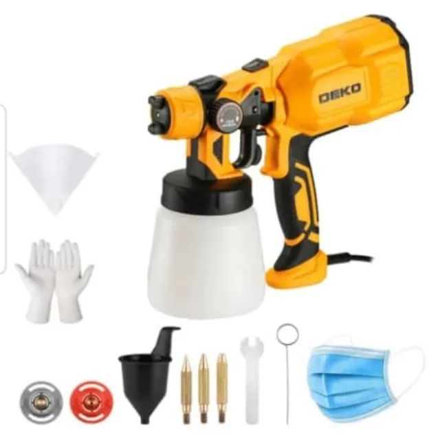 Pistola De Pintura Elétrica E Pulverizador 220v Deko 550w - Foto 2