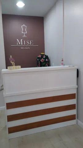 balcão reto canelado branco  - Foto 3