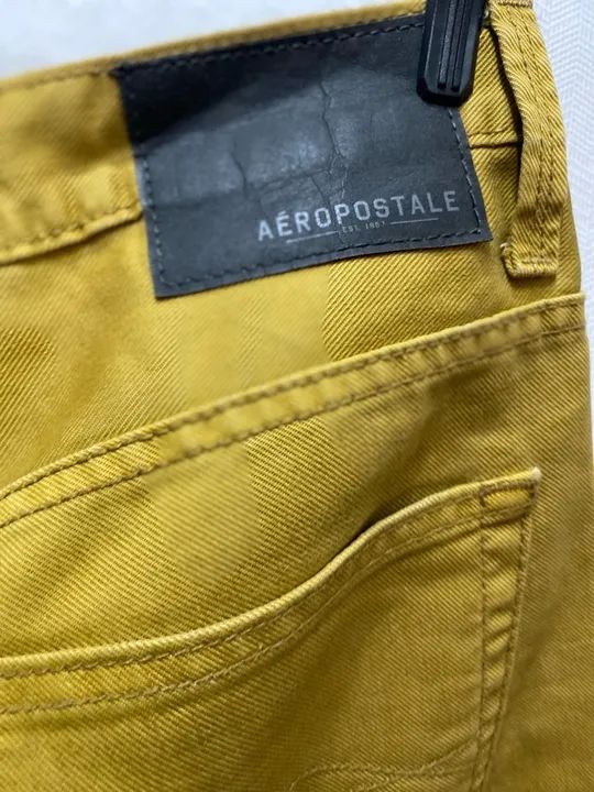 Calça Aéropostale, tamanho 42. Modelo reto  - Foto 4