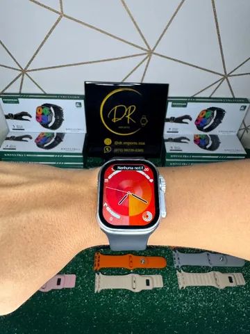 Lançamento KW5 ultra 9 série 2 Ultra 2024 com 3 Pulseiras + 2 brindes Case e Película 3D - Foto 4