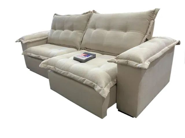 sala sofa retratil e reclinavel de 4 lugares  - Foto 2