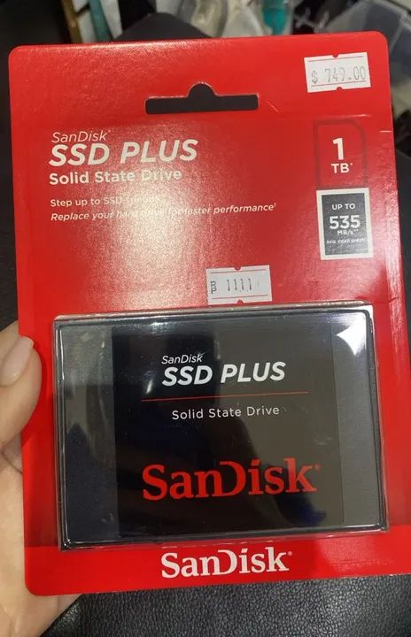 SSD SanDisk Plus 1TB - Desempenho - Armazenamento -Alta Velocidade Loja Coimbra Instalamos