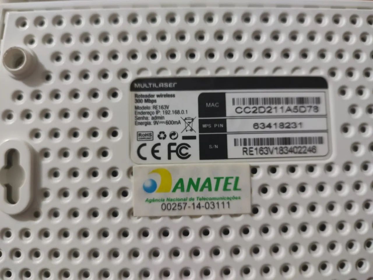 2 Roteadores Wireless Multilaser RE163 N 300Mbps + Hap Lite. Pouquíssimo uso. - Foto 3