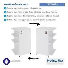 Balcão P/ Botijão de Gás Gold 1Porta Casa Jisa Frete Grátis Parcelamos Em Até 12X S/Juros - Foto 2