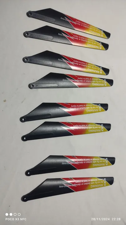 Kit com 4 Pares de helices helicopeteto v913petero