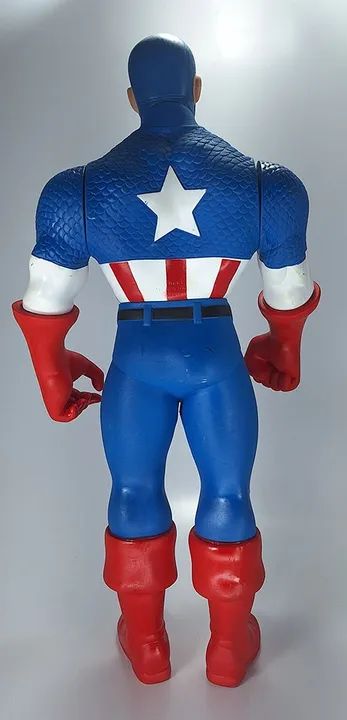 Boneco Capitão América 40Cm Vingadores - Mimo (Usado) - Foto 2