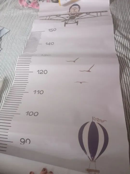 Kit de decoração de quarto ursinho aviador - Foto 3