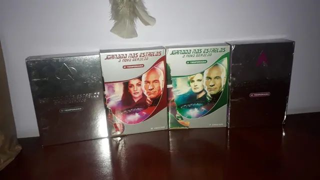 Dvds em box jornada nas estrelas para colecionadores