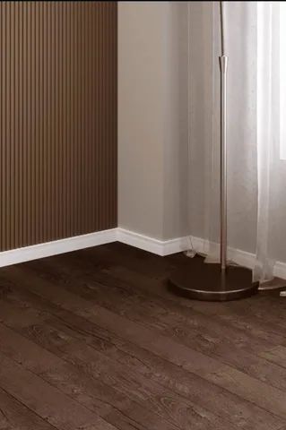 Rodapé/Alizar Poliestireno Branco 7cm Frisado 15mm - 2,40ml - Foto 4