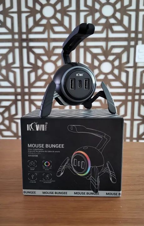 Mouse Bungee Spider RGB c/ porta USB - PROMOÇÃO