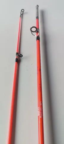 Vara de pesca com molinete nova 