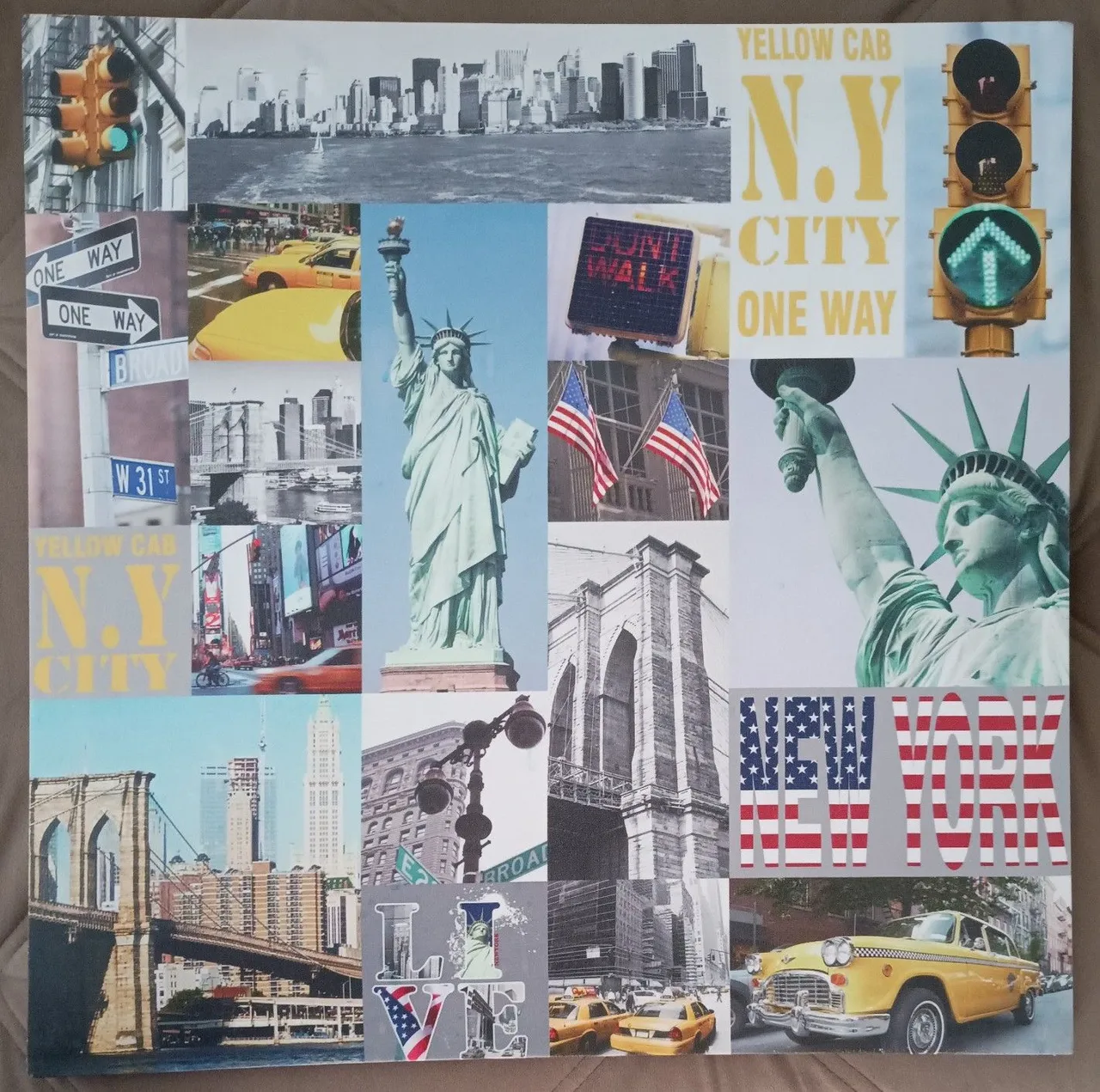 Quadro Decorativo Nova York - Estilo Moderno