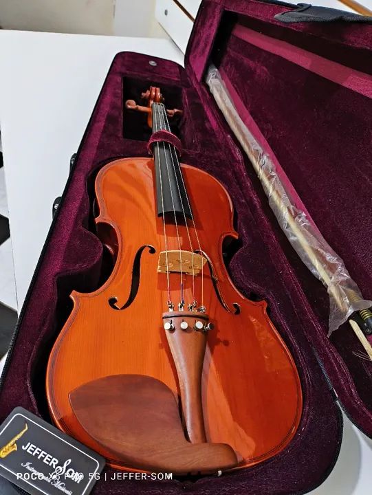 Viola de arco clássica Michael vam46  - Foto 4