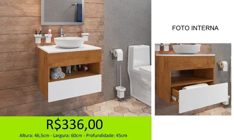 Armario para banheiro - parcelamos sem juros  - Foto 2