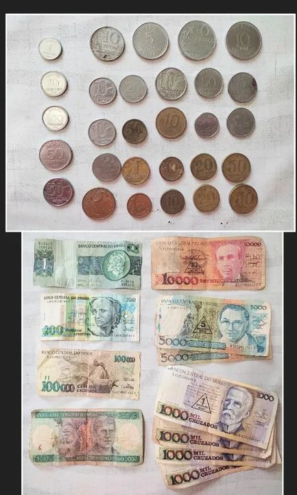 Moedas e notas antigas - Foto 4