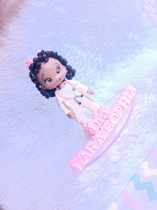 Apliques de biscuit pra caneta, laços, crachá  - Foto 5