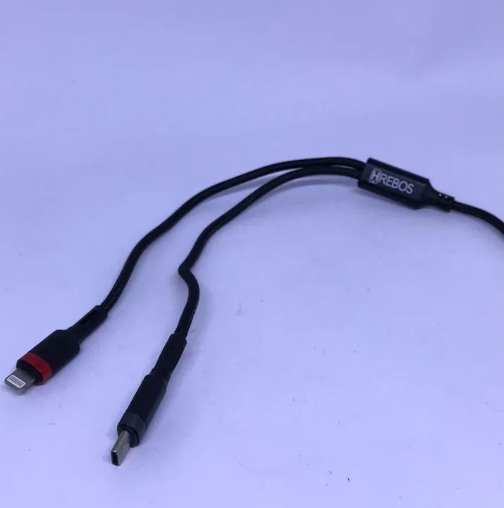 Cabo para celular Com Pontas Tipo C e iPhone - Foto 3