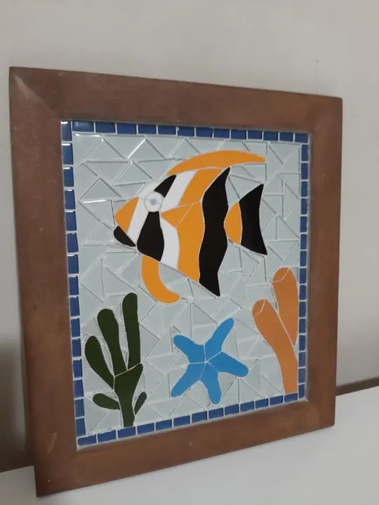 Quadro em Mosaico - Peixe - Foto 2