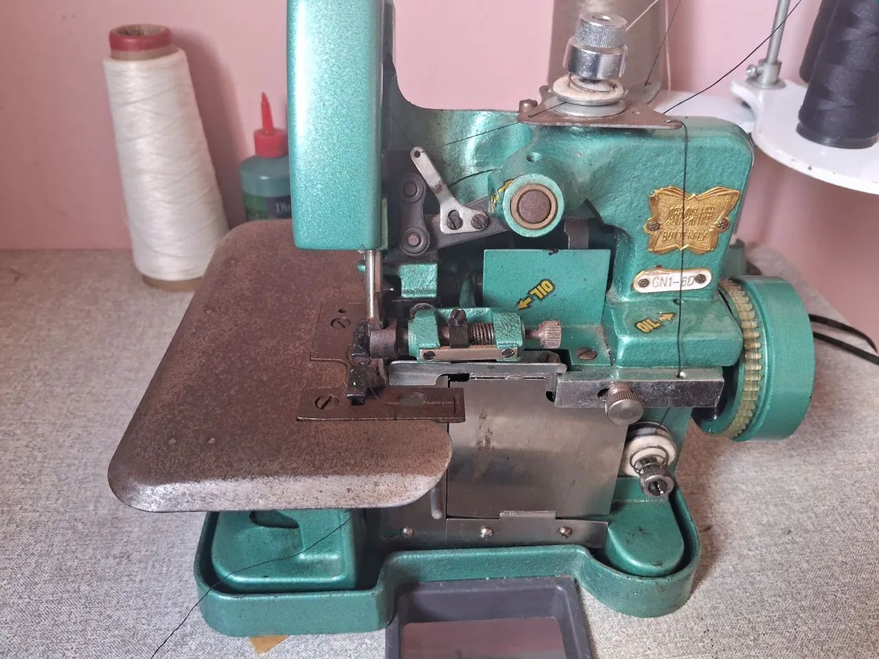 Maquina de custura Overloque semi industrial Máquinas de Lavar e