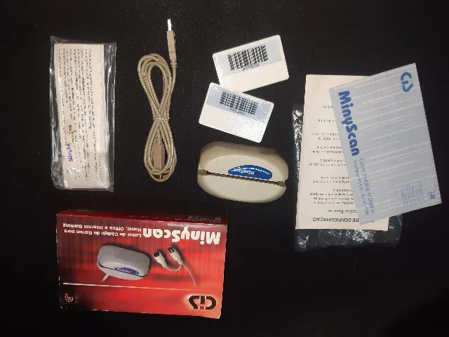 Leitor de código de barra de mesa CIS Minyscan USB - Foto 2