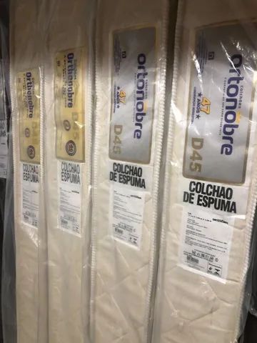 Colchão casal espuma D45 Novos com frete grátis só aqui 