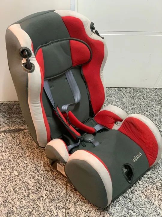 Cadeira de Carro Infantil Infanti - Vermelha e Cinza - Foto 3