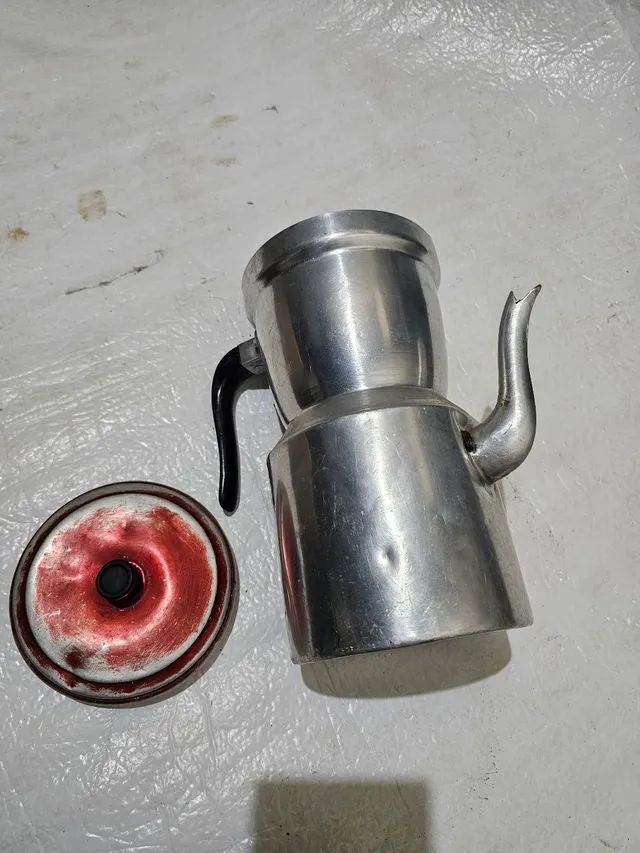 Antiguidade panela bule antigo em Bom estado - Foto 3