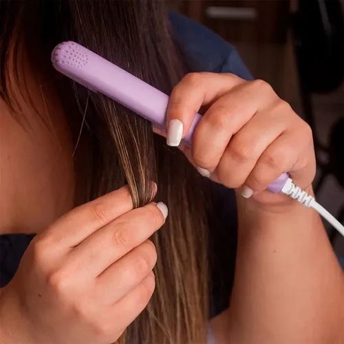 Mini Chapinha Prancha De Cabelo Portátil - Foto 4