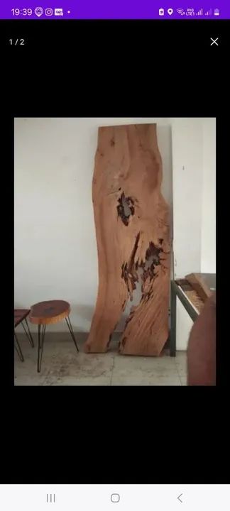 Prancha de madeira maçica 