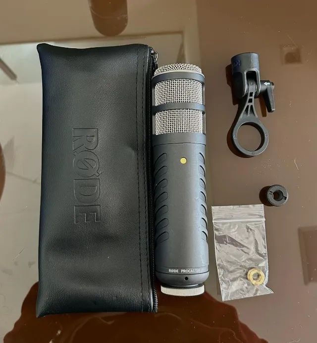 Microfone RØDE Procaster - profissional, excelente estado