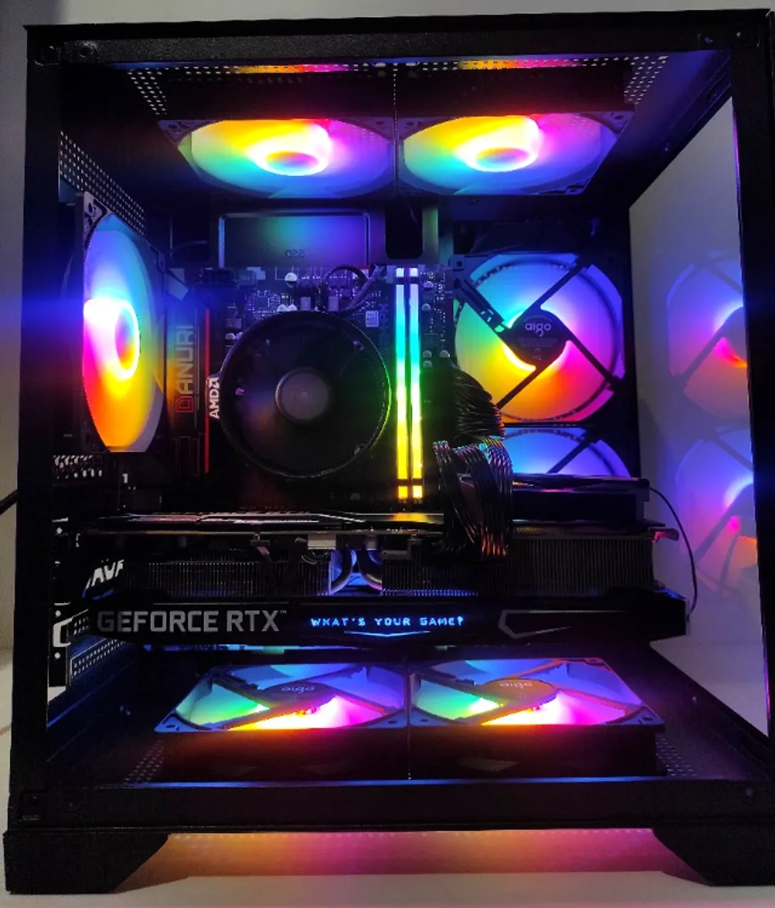 Pc Gamer Striker: Ryzen 5 5500 + RTX 3080 (NOVO)