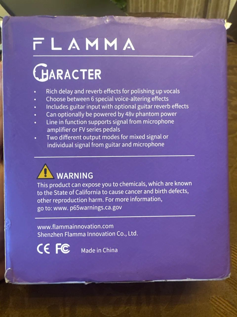 Pedal Voz Flama Chatacter FV 03 - Foto 5