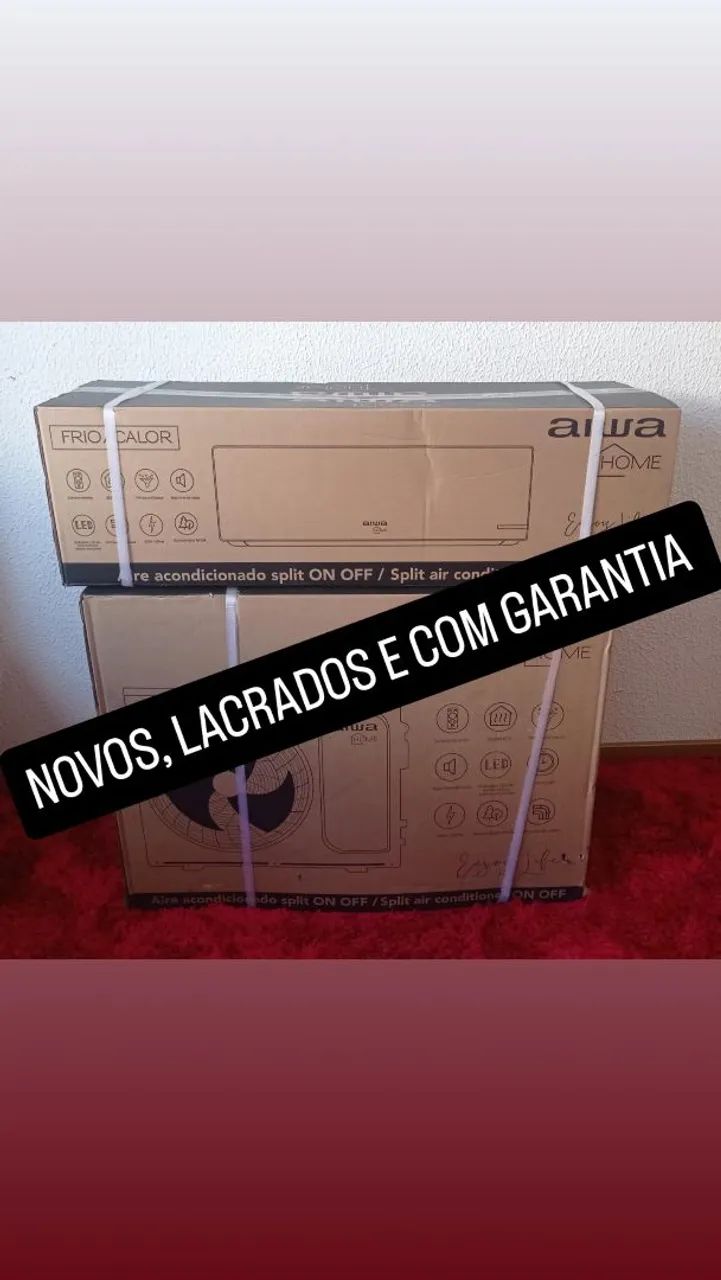 Ar condicionado 12 MIL BTUs convencional quente e frio, NOVOS, COM GARANTIA, LACRADOS  - Foto 3