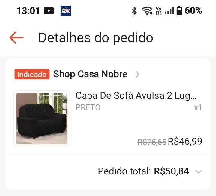 Capa para sofá de 2 lugares. Nova - Foto 5