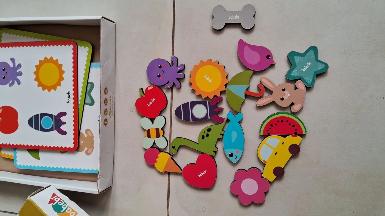 Jogo de encaixe para bebês - Toque e Encontre - Foto 4